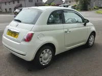 Käytetty Fiat 500 Pop 69 HP (50 kW) 2009 Valkoinen Avoauto