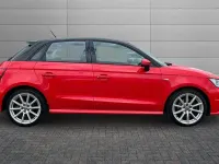 Usado Audi A1 S-Line 125 CV (91 kW) 2018 Rojo