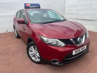 Used Nissan Qashqai Acenta 110 HP (80 kW) 2016 Red SUV