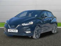 Używany Nissan Micra Acenta 92 KM (67 kW) 2021 Czarny Hatchback
