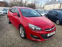 Used Vauxhall Astra SRi 165 HP (121 kW) 2013 Red Estate