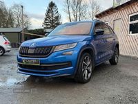 Used Skoda Kodiaq SportLine 190 HP (139 kW) 2020 Blue SUV