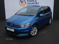 Used VW Touran SE 147 HP (108 kW) 2017 Blue MPV