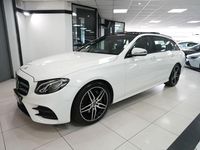 Begagnad Mercedes E220 AMG line 2018 Vit Kombi