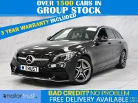 Used Mercedes C200 AMG Line Premium 198 HP (145 kW) 2019 Black Estate