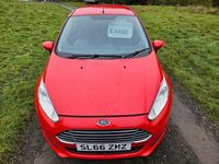 Used Ford Fiesta Zetec 2016 Red Hatchback