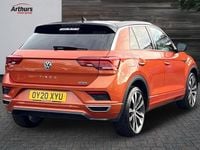 Used VW T-Roc R-line 187 HP (137 kW) 2020 Orange SUV