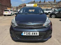 Used Kia Rio Air 84 HP (61 kW) 2016 Blue Hatchback