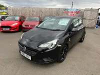 Used Vauxhall Corsa Edition 75 HP (55 kW) 2017 Black Hatchback