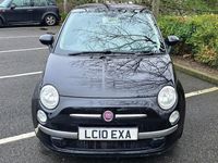 Used Fiat 500 Lounge 69 HP (50 kW) 2010 Black Hatchback