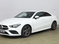 Used Mercedes CLA220 AMG line 190 HP (139 kW) 2019 White Coupe