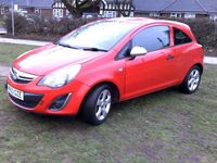 Usado Vauxhall Corsa 2013 Vermelho Citadino