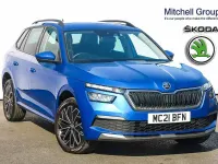 Used Skoda 110 R SE Drive 81 HP (59 kW) 2021 Race blue metallic Estate