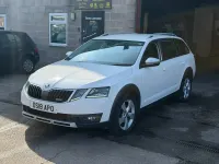 Used Skoda Octavia Scout 4x4 148 HP (108 kW) 2018 White Estate