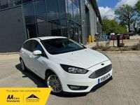 Used Ford Focus Zetec 125 HP (91 kW) 2018 White Hatchback