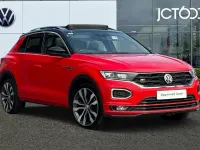 Used VW T-Roc R-line 150 HP (110 kW) 2018 Red SUV