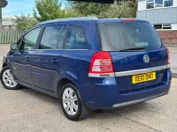Used Vauxhall Zafira Design Edition 120 HP (88 kW) 2010 Blue MPV