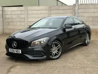 Used Mercedes CLA200 AMG line 156 HP (114 kW) 2018 Black Sedan