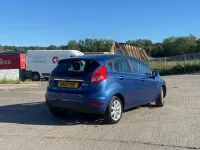 Used Ford Fiesta Zetec 2010 Blue Hatchback