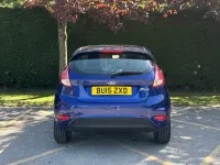Used Ford Fiesta Zetec 82 HP (60 kW) 2015 Blue Hatchback
