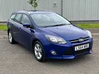 Used Ford Focus Zetec 115 HP (84 kW) 2014 Blue Estate