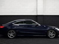 Used Mercedes C250 AMG line 204 HP (150 kW) 2016 Blue Coupe