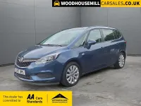Used Vauxhall Zafira Tourer Design Edition 140 HP (102 kW) 2017 Blue MPV