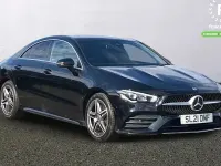 Used Mercedes CLA250 AMG line 224 HP (164 kW) 2021 Black Coupe