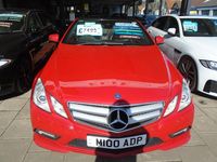 Begagnad Mercedes E350 2010 Röd Cab