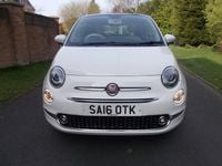 Used Fiat 500 Lounge 69 HP (50 kW) 2016 White Hatchback