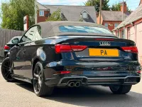 Used Audi A3 Cabriolet S-Line 184 HP (135 kW) 2016 Black Cabriolet