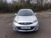 Begagnad Nissan Micra Acenta 2017 Silver Halvkombi
