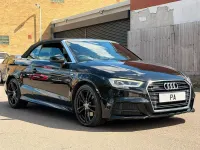 Used Audi A3 Cabriolet S-Line 184 HP (135 kW) 2016 Black Cabriolet