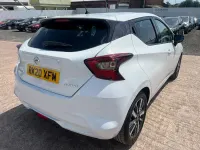 Used Nissan Micra Tekna 2020 White Hatchback