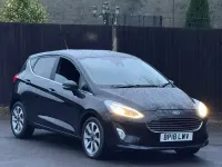 Używany Ford Fiesta Zetec 2018 Czarny Hatchback