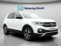 Used VW T-Cross Black Edition 95 HP (69 kW) 2023 White SUV