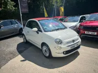 Used Fiat 500C Lounge 2016 White Cabriolet