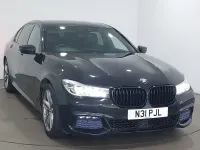 Used BMW 740L M Sport 320 HP (235 kW) 2017 Black Sedan