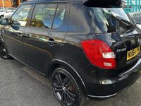 Used Skoda Fabia 105 HP (77 kW) 2014 Black Hatchback
