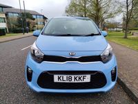 Used Kia Picanto 66 HP (48 kW) 2018 Blue Hatchback