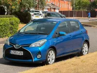 Used Toyota Yaris 2015 Blue Hatchback