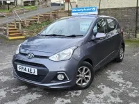 Usado Hyundai i10 Premium 2014 Gris Utilitario