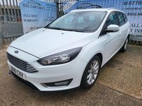 Used Ford Focus Titanium 120 HP (88 kW) 2016 White Estate