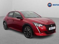 Used Peugeot e-208 GT-line 100 kW (137 HP) 2020 Red Hatchback