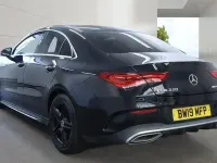 Used Mercedes CLA220 AMG line 2019 Black Coupe
