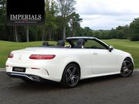 Used Mercedes E220 AMG line 194 HP (142 kW) 2018 White Cabriolet