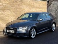 Used Audi A3 S-Line 110 HP (80 kW) 2016 Grey Hatchback