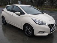Used Nissan Micra Acenta 71 HP (52 kW) 2018 White Hatchback