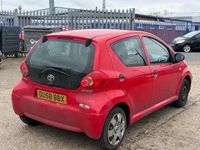 Used Toyota Aygo 67 HP (49 kW) 2008 Red Hatchback