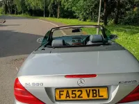 Used Mercedes SL500 2002 Silver Cabriolet